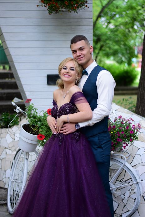 Бална рокля - лилава