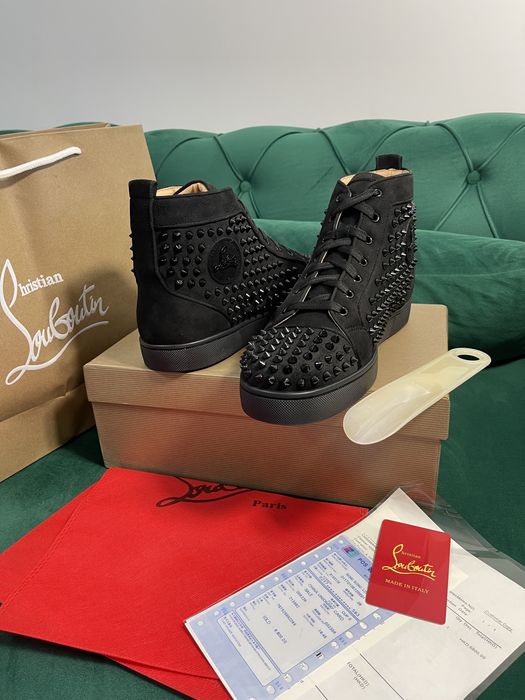 Adidasi Christian Louboutin piele naturala 100% Full Box colectie noua