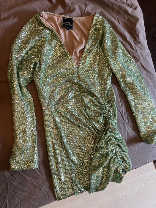 Рокля с пайети Nikole collection xs