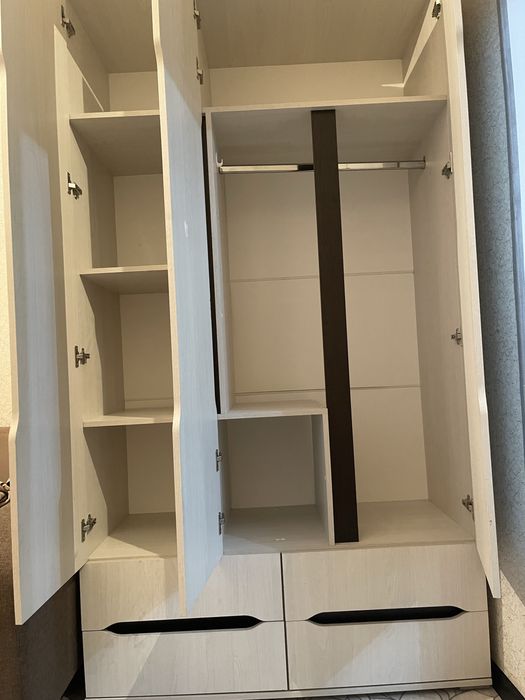 шкаф 120/200 см Evro Mebel