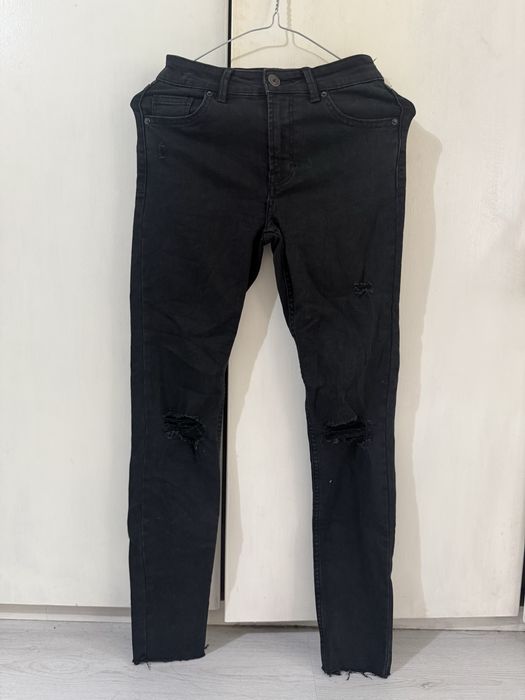 Кожен карго панталон Bershka и още