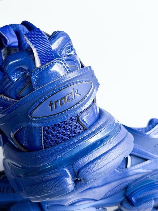 Balenciaga Track Metallic Blue Indigo
