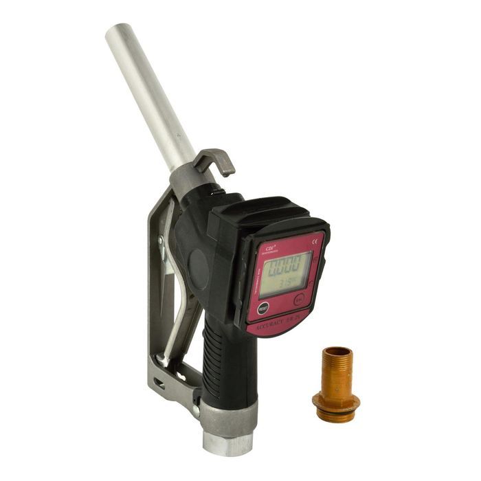 Pistol de combustibil cu contor digital lcd 1" bsp pentru pompa de tra