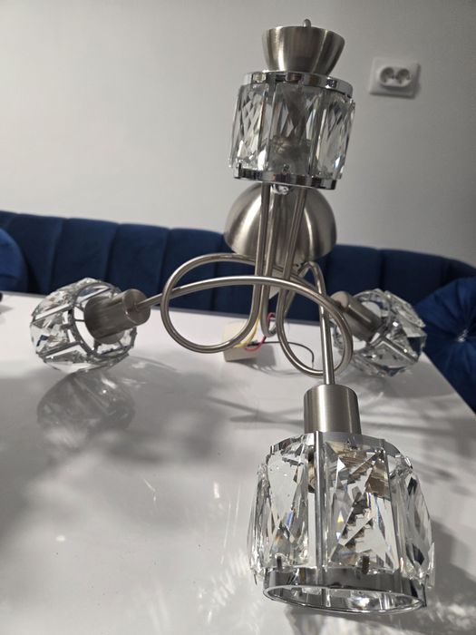 Lustra living  cu cristal