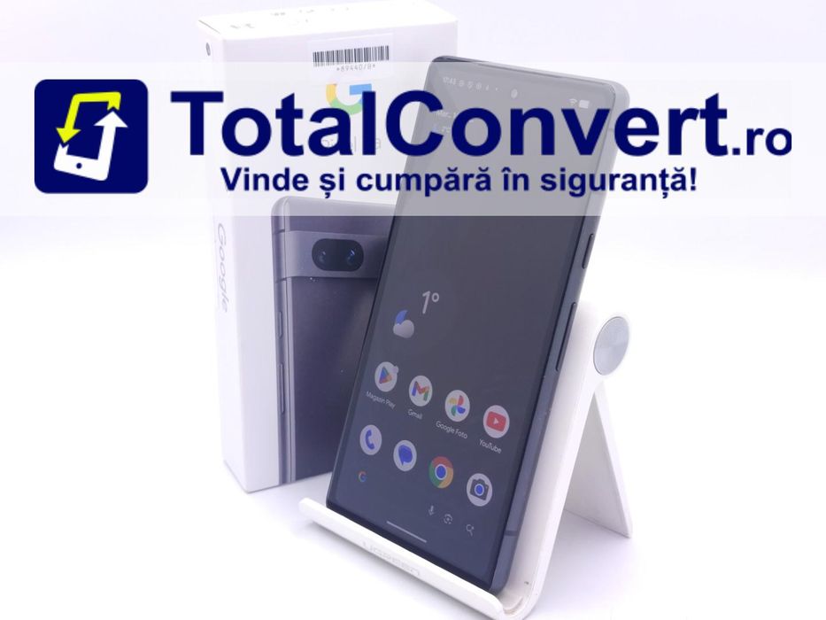 Google Pixel 7A 128GB Charcoal 8GB Dual, Garantie 24 luni | #D89440