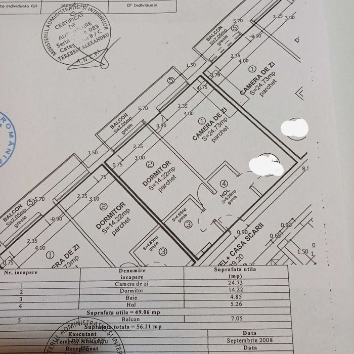 Apartament 2 camere Baciu