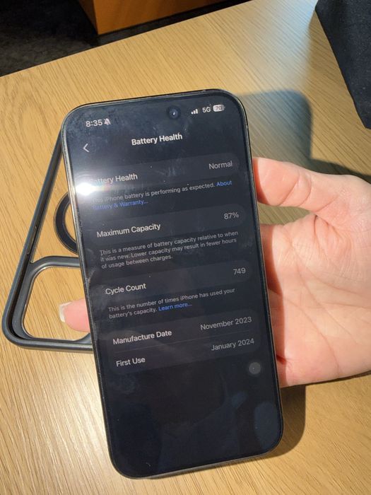 Iphone 15 Pro Black Titanium - 128GB
