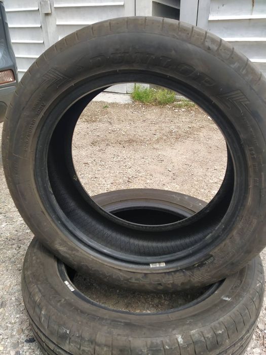 Продавам летни гуми DUNLOP 225/55 R18

Продавам 3 броя летни гуми DUNLOP в много добро състояние. Карани са само 2 сезона, купу