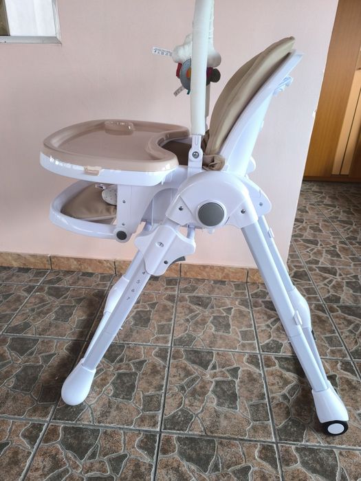 Scaun de masa, Kinderkraft Tummie, beige