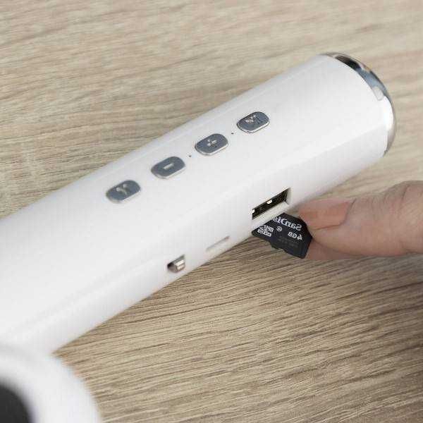 Difuzor tip casca telefon cu radio FM microfon microSD 1200mAh 5W