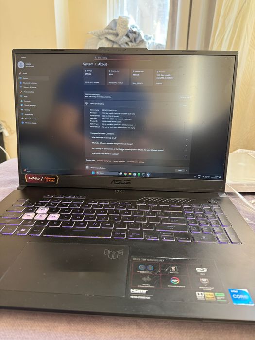 Asus tuf gaming f17