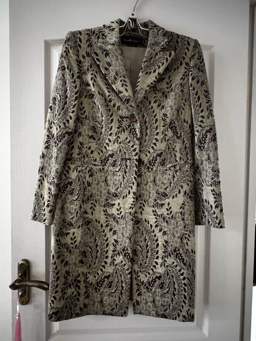 Пальто сюртук велюровое