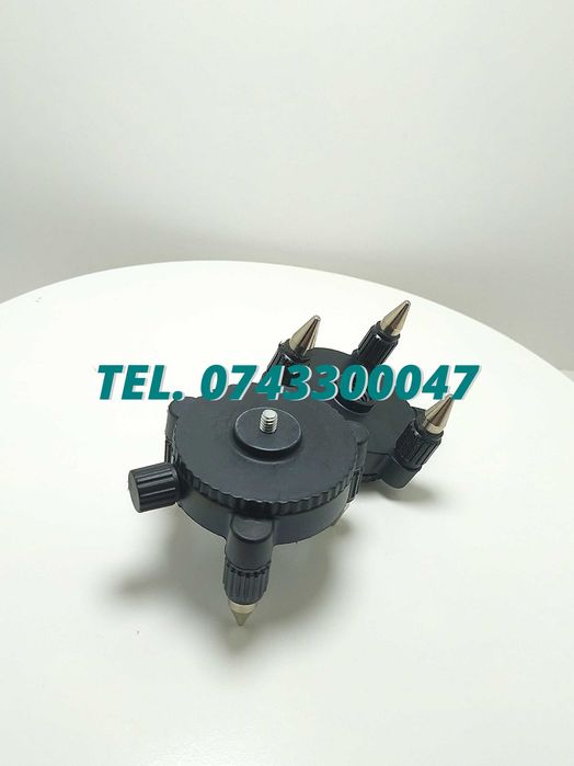 Element Fixare Rotativ 360 Grade Mic Neextensibil Destinat Pentru Aparat Laser Pentru Nivelare Pentru Masuratori Aliniere Si Trasare In Constructii