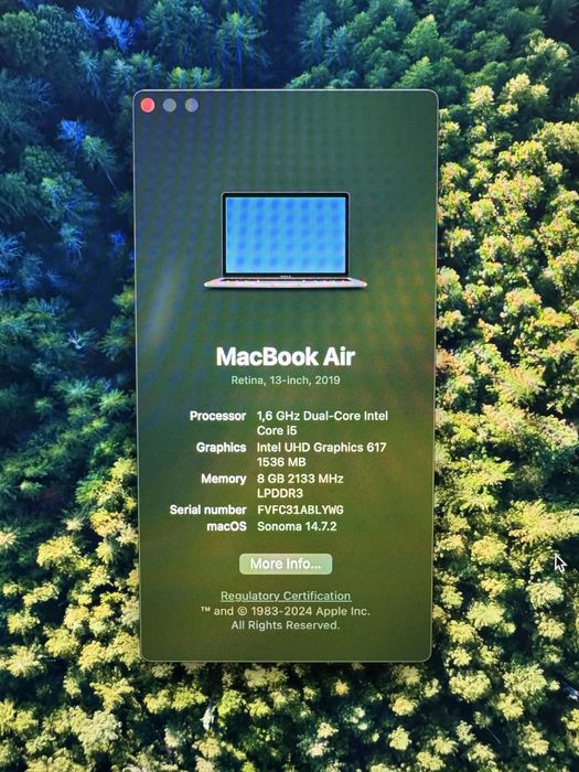 MacBook air 2019 - 13 inch