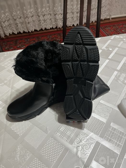 Сапоги зимние женские натуральная кожа