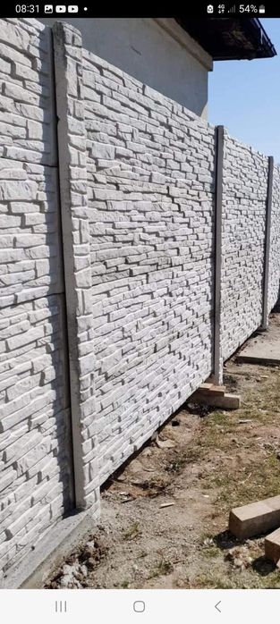 Garduri beton gard prefabricat Dâmbovița Ilfov Giurgiu