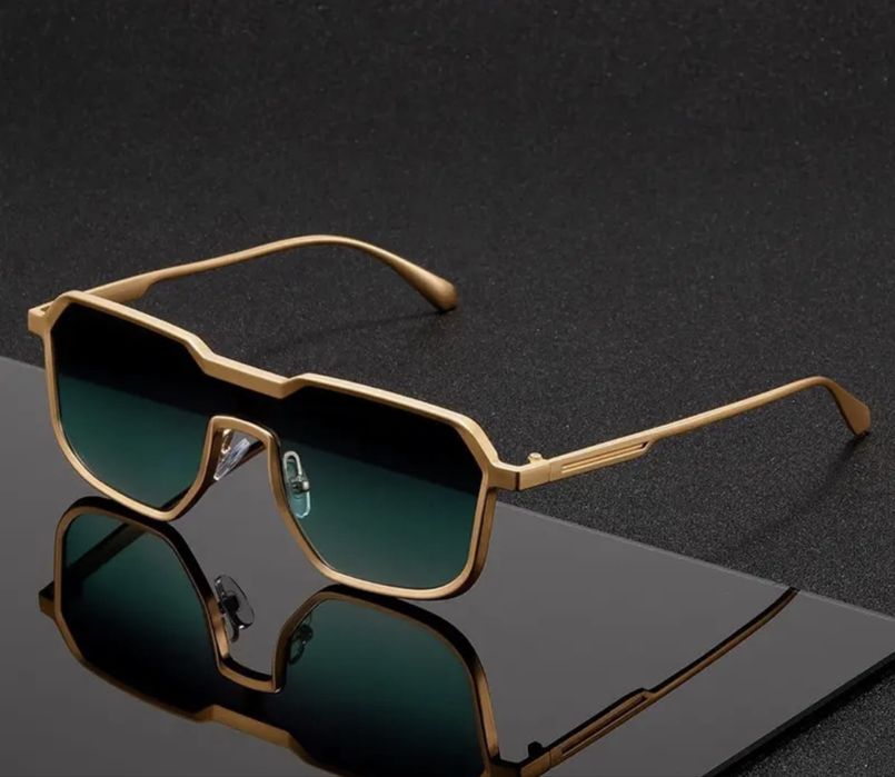 Ochelari fashion de soare - culoare verde