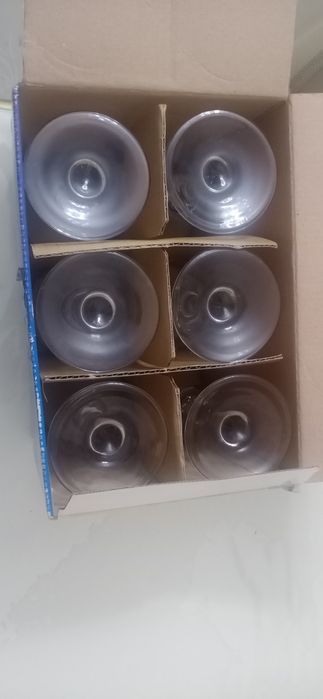 Фужеры стеклянные