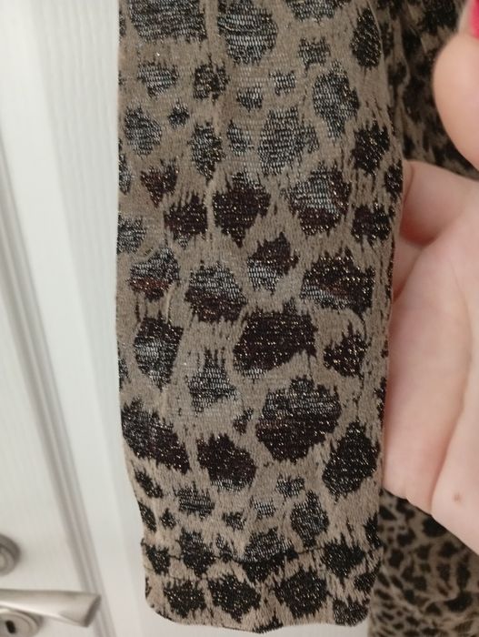 Rochie leopard,mărimea S..noua