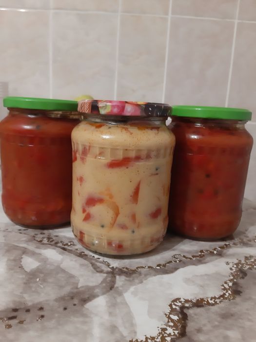Gogosari in sos de mustar si sos de rosii