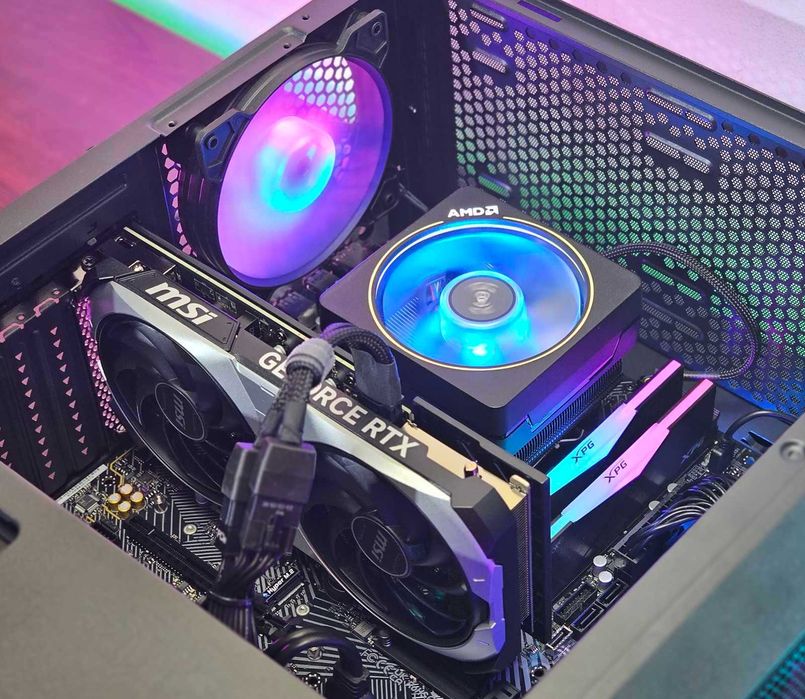 RTX 5070/Ryzen 7-7700/RAM 32GB/SSD 1TB/Чисто Нов+Гаранция