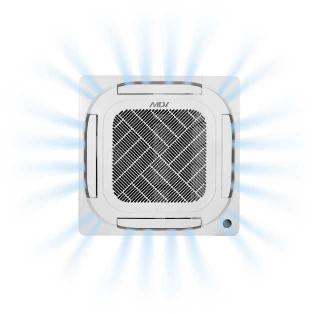 Кассетный кондиционер MDV 18 000 BTU / 24/ 36/ 48/60 000 BTU