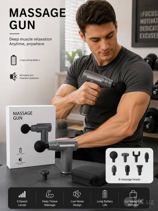 Massajor Массажёр для тела Massage gun