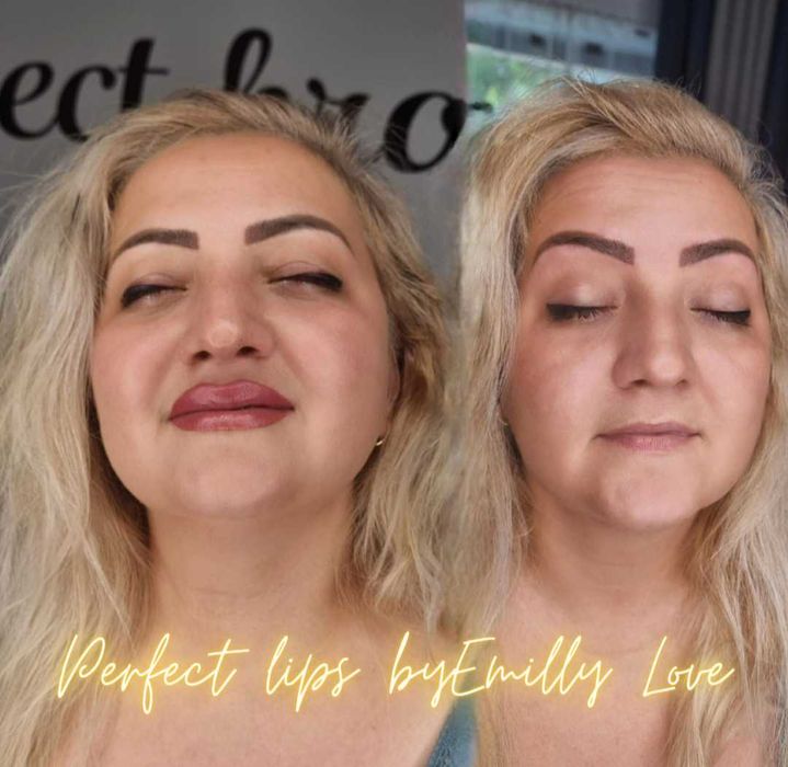 Tatuaj semipermanent buze, pleoape si sprancene