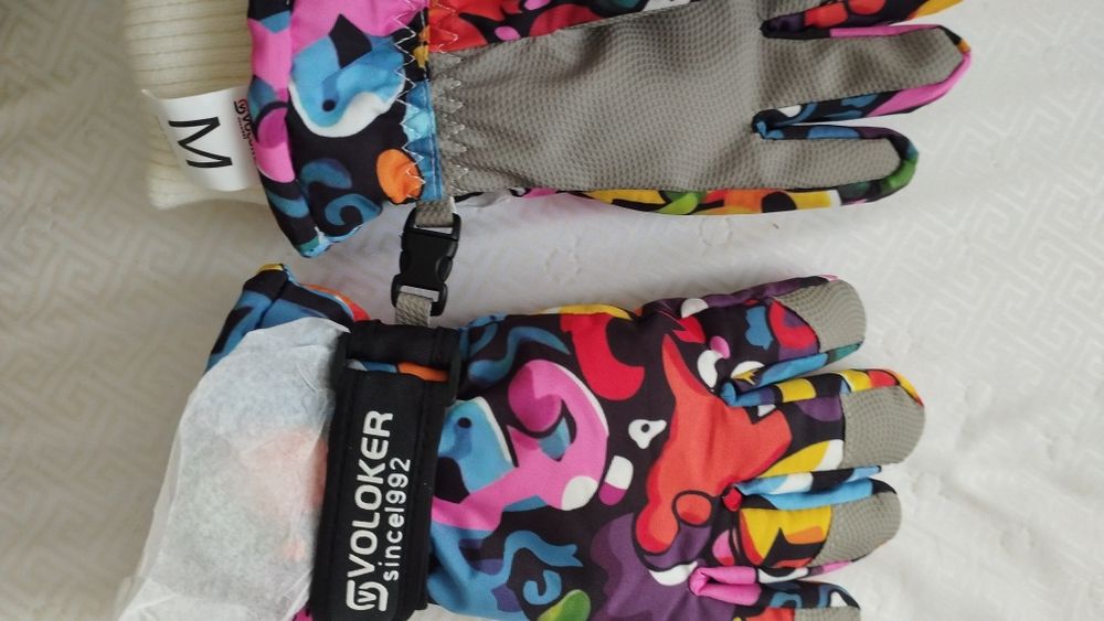 Детские теплые непромокаемые перчатки