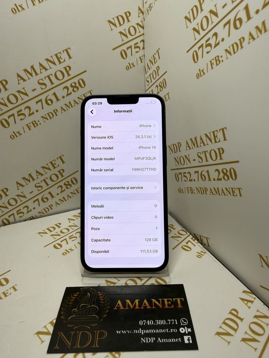 NDP Amanet Braila Iphone 14(55267)