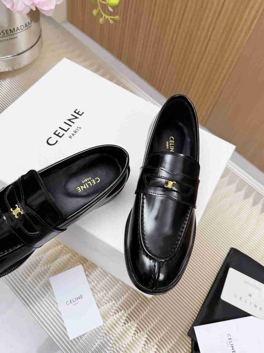 Дамски обувки - Celine Loafer Malaquais In Polished Bullskin