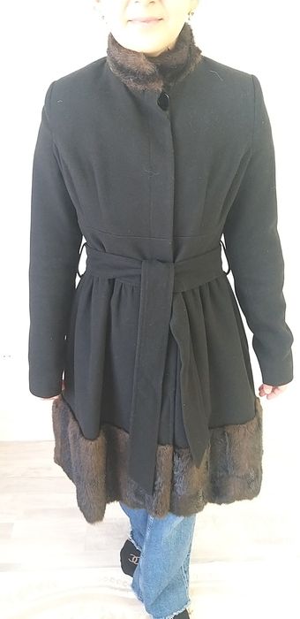 Пальто   с  мехом