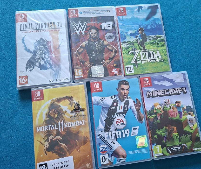 Обменяю игры для Nintendo switch