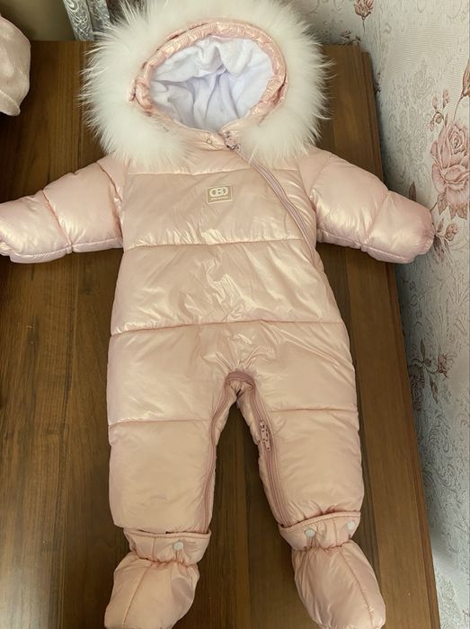 Зимний конверт комбинезон 2в1 , 74 см