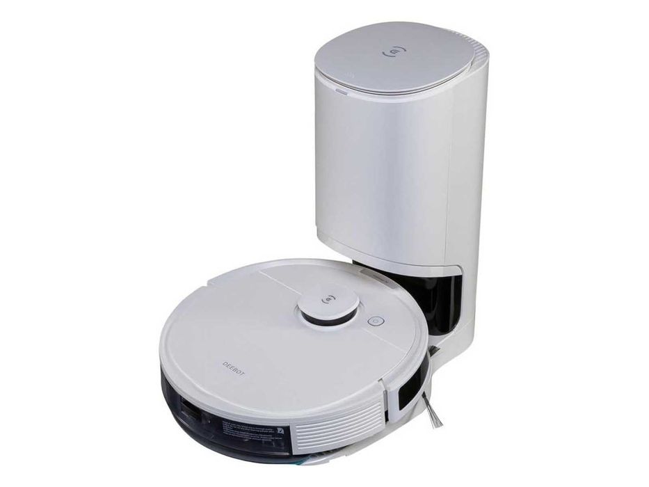 Робот прахосмукачка Deebot N8 Pro+ база самопочистване 2300Pa моп WiFi