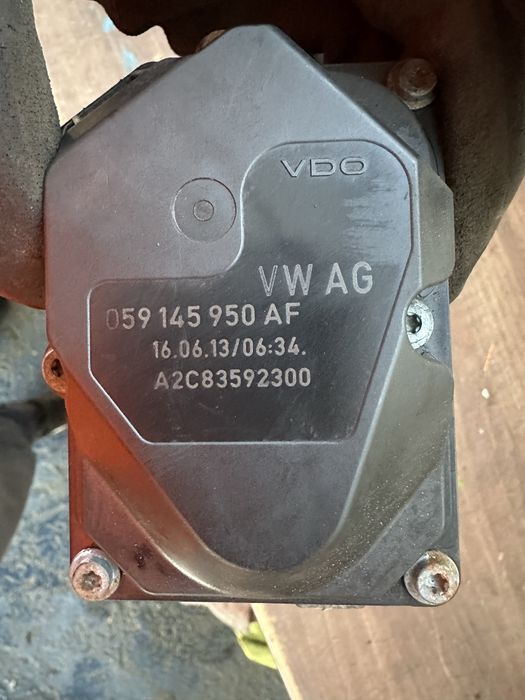 Clapeta acceleratie audi a4 a5 a6 a7 q5 q7 touareg 059129593H  2.7 tdi 3.0tdi asb bmk cas cana cdya cama ccw cdu cla