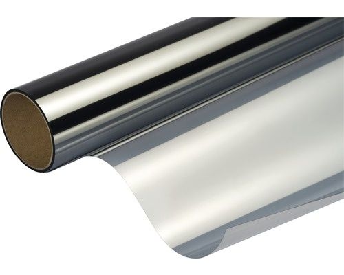 Folie solara reflexiva silver tip oglinda pentru geamuri