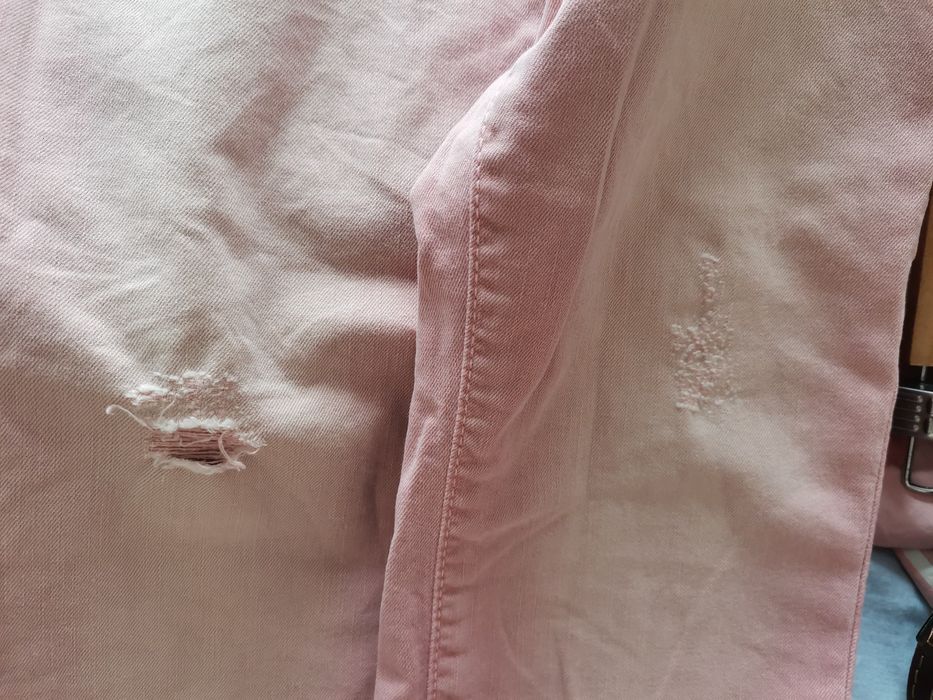 Pantaloni/Jeans roz pudra, Esprit 28, XS-S, skinny