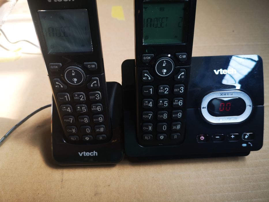 Telefon fix portabil v tech dublu