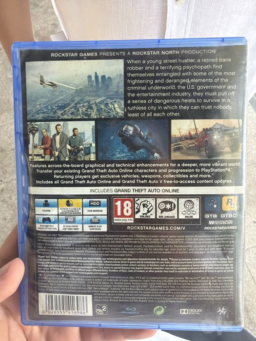 Gta 5 disk playstation 4