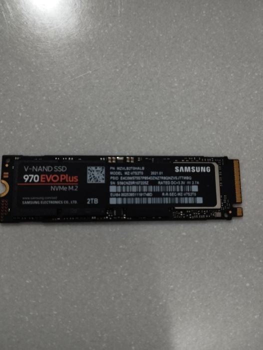 Samsung 970 EVO Plus 2TB NVMe M.2 SSD