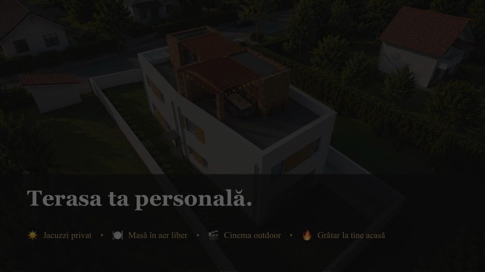 Casă nouă cu rooftop privat de peste 50 mp direct de la proprietar