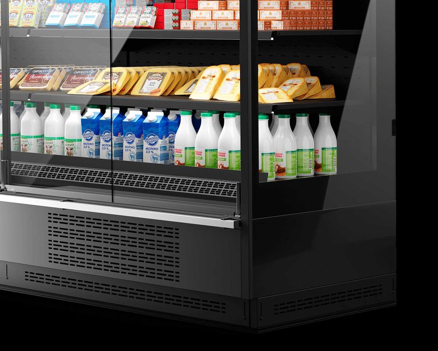 Витрина холодильная   Горка Закрытая 
Vega 080 H210 Plug-in SG Dazzl™