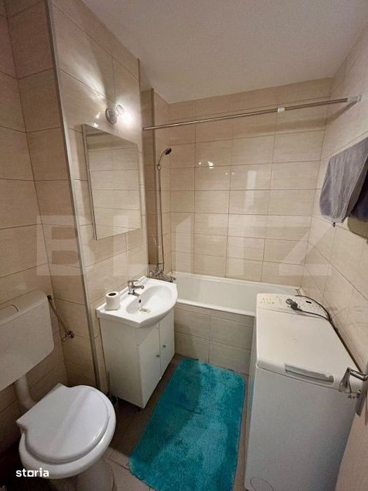 Garsoniera renovata, 28 mp, balcon, zona BIG Manastur