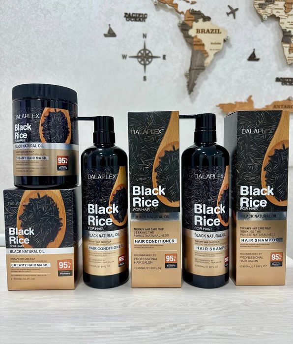 Keratine queen Black rice 900 мл шампун Англия технологияси Хитойда