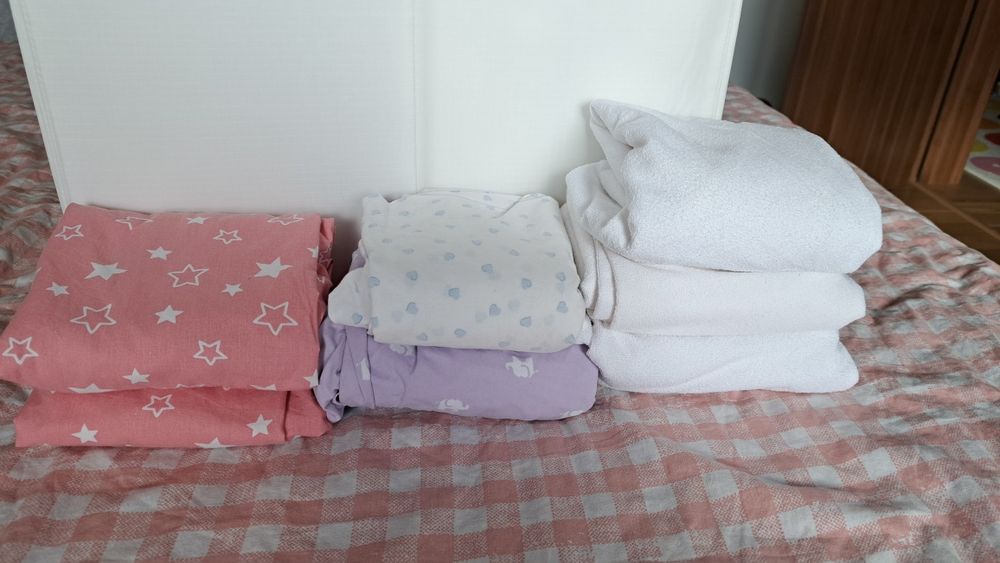 cearșafuri saltea pătuț