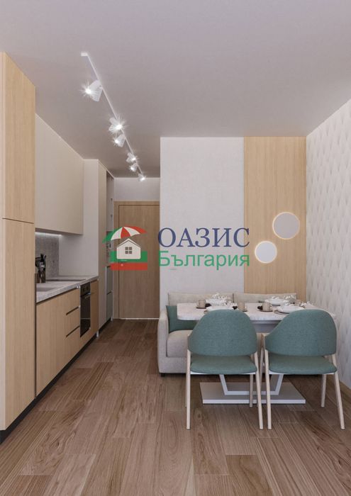 Напълно оборудвано студио в строящ се комплекс "Соренто Премиум", Свети Влас, 43.2 кв. м,