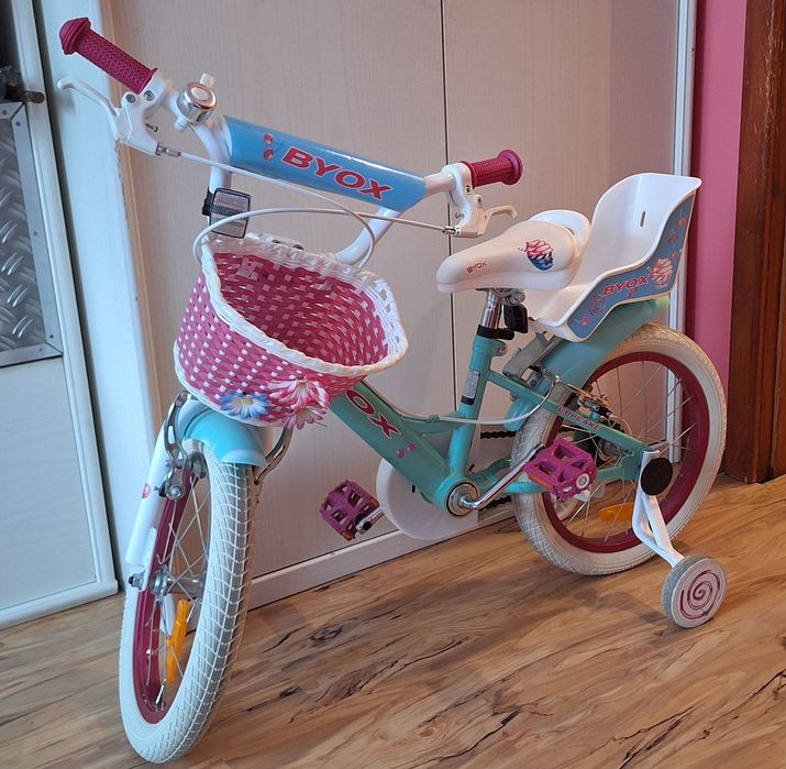 Продавам Детски велосипед BYOX 16" CUPCAKE МЕНТА