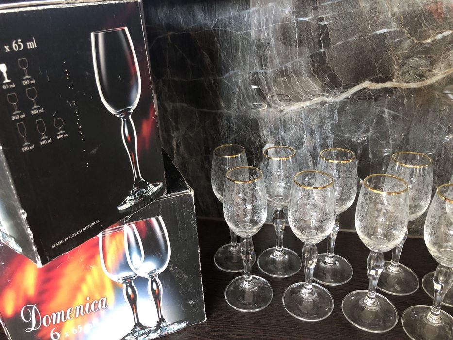 Рюмки Богемский хрусталь