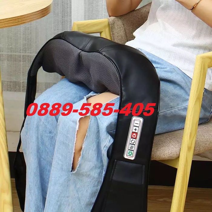 Black Edition 6D Шиацу Масажор за цяло тяло масаж врат гръб 16 глави